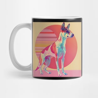 Retro Basenji: Pastel Pup Revival Mug